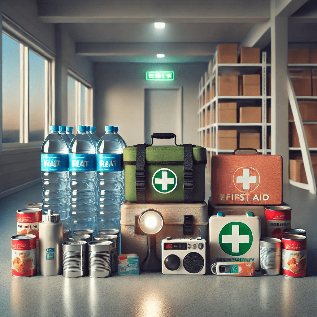 An image of items to prepare before an earthquake